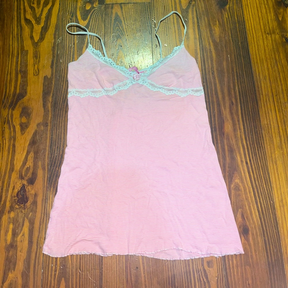 Victorias Secret Pink Striped tank